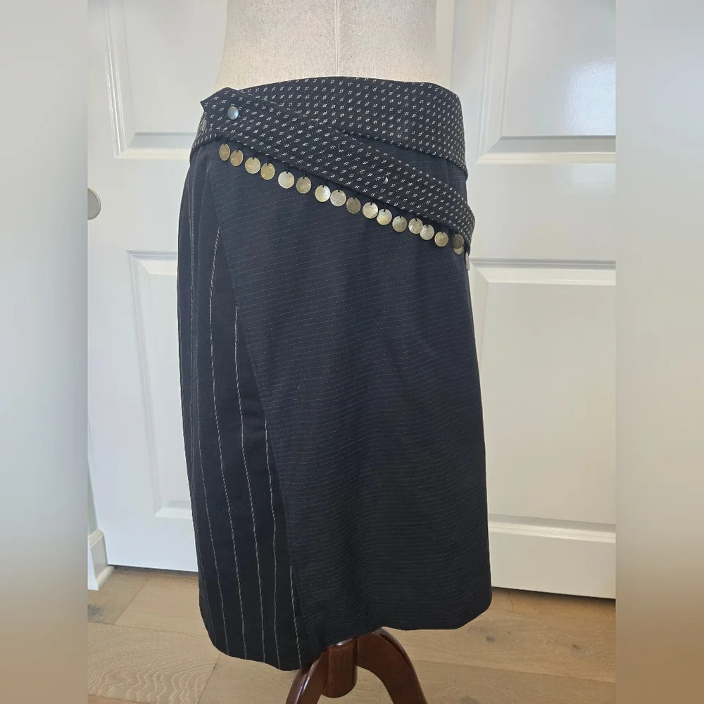 Cop. Copine Vintage Anais Wrap Skirt Size 8US 40EU - Rare Item - Picture 6 of 16
